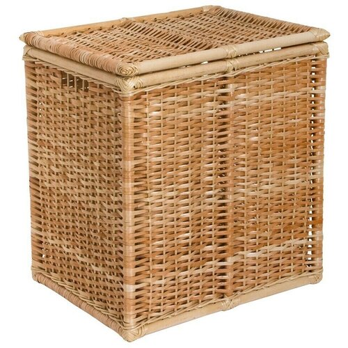 Короб плетеный с плоской крышкой 50х40х50 см 8750₽