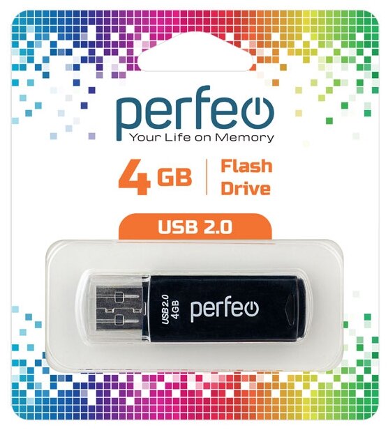USB флешка Perfeo USB 4GB C06 Black