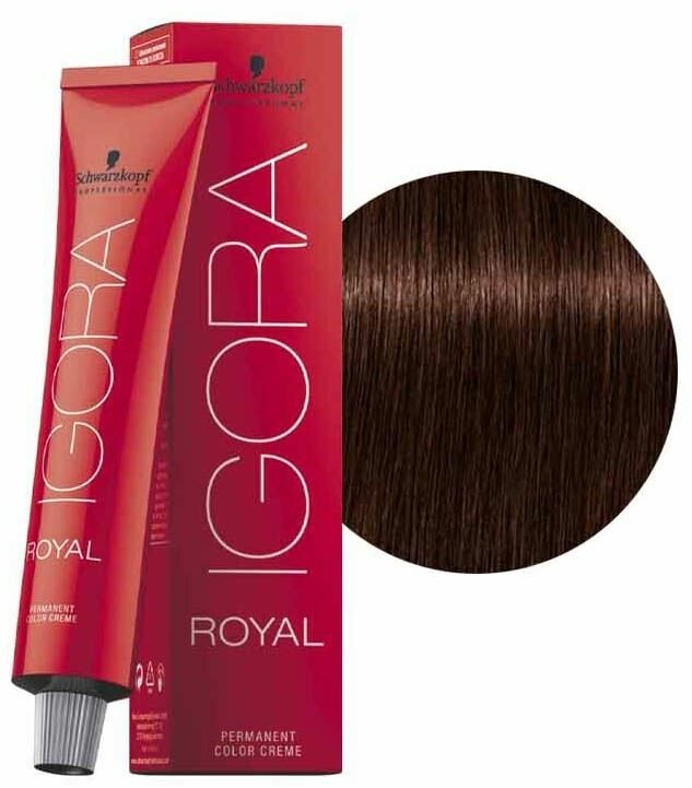 Schwarzkopf Professional Royal крем-краска, 4-68 средний коричневый шоколадный красный, 60 мл