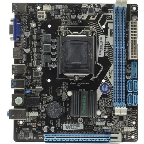 Материнская плата Esonic H81JEL с процессором Intel Celeron G1820 634200₽