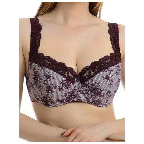 фото Бюстгальтер blissense, размер 80e, бордовый