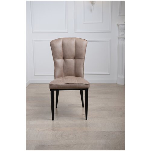 Стул Pride Design Магнат Federica Nut/ чёрный муар матовый