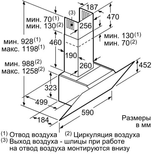 Вытяжка BOSCH DWK67CM20 - фотография № 5