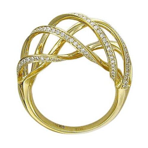 Кольца Эстет Кольцо из золота с бриллиантами