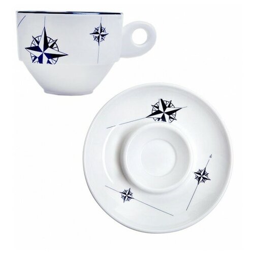 Marine Business Чашка для эспрессо с блюдцем NORTHWIND