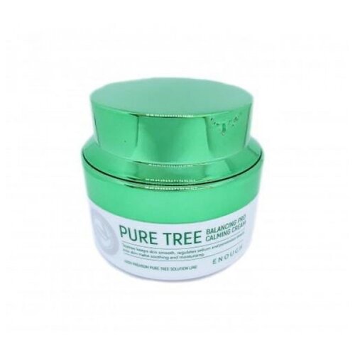 Enough Pure Tree Balancing Pro Calming Cream крем для лица с экстрактами чайного дерева, 50 мл крем для лица с экстрактами чайного дерева pure tree balancing pro calming cream 1кт