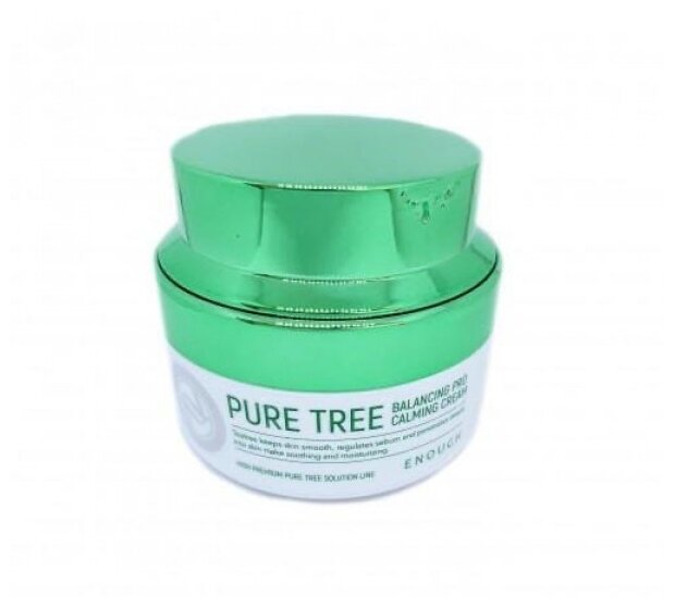 Успокаивающий крем для проблемной кожи лица с чайным деревом Enough Pure Tree Balancing Pro Calming Cream 50ml