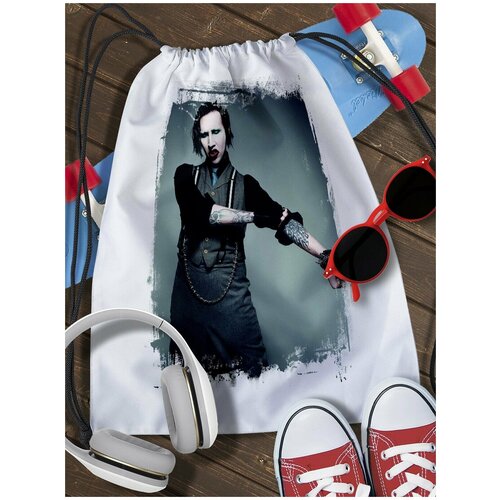 Мешок для сменной обуви Marilyn Manson - 2989