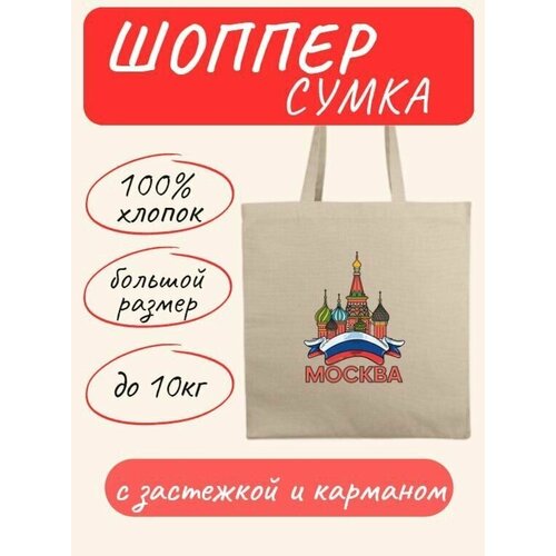 Сумка шоппер Правила Успеха, синий, белый