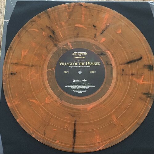 john carpenter dave davies village of the damned orange marble vinyl Виниловая пластинка Soundtrack / John Carpenter, Dave Davies: Village Of The Damned (Limited Edition)(Coloured Vinyl)(2LP)