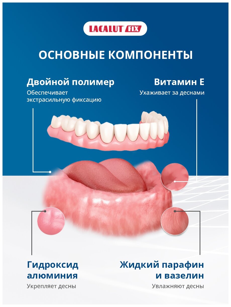 Крем для фиксации зубных протезов экстрасильный с нейтральным вкусом Фикс Colgate/Колгейт 70г Dr.Theiss Naturwaren GmbH - фото №3