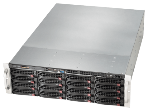 Сервер Supermicro SuperStorage 6039P-E1CR16L без процессора/без ОЗУ/без накопителей/количество отсеков 3.5" hot swap: 16/1200 Вт/LAN 10 Гбит/c