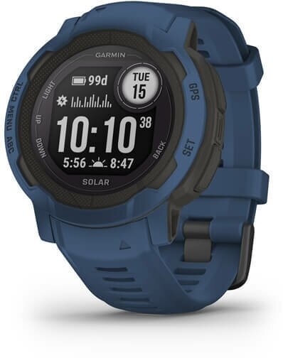 Умные часы Garmin Instinct 2 Solar синие