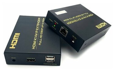 HDMI+USB KVM по IP удлинитель по витой паре UTP до 150 метров Pro-HD