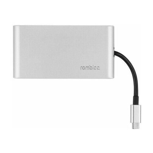 USB Type-C Хаб Rombica Type-C Hermes. Цвет: зеленый. usb хаб rombica type c hermes зеленый