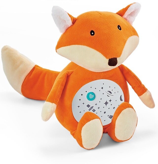 Мягкая игрушка-ночник/комфортер для засыпания с проектором и колыбельными MEBKID Лисонька для сна