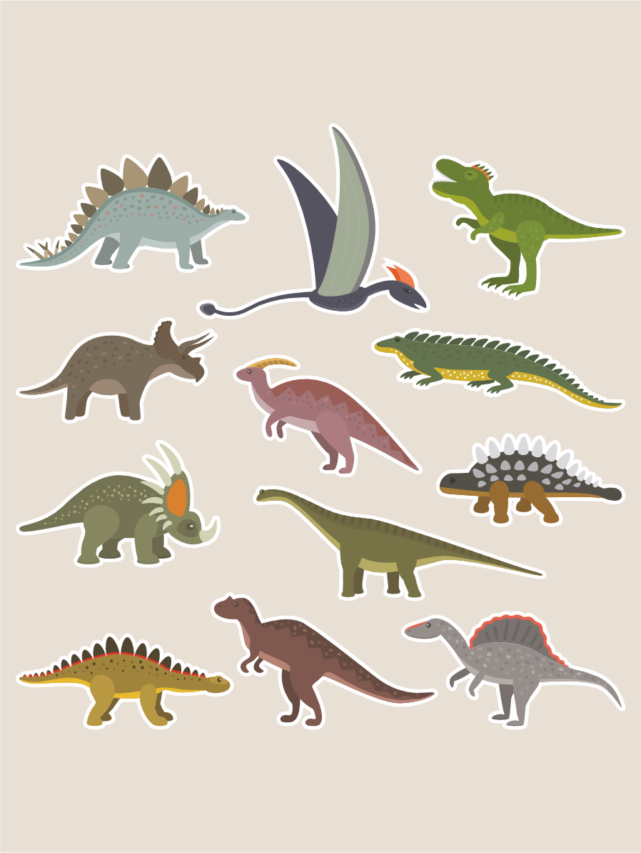 Стикеры динозавров телеграмм фото 90