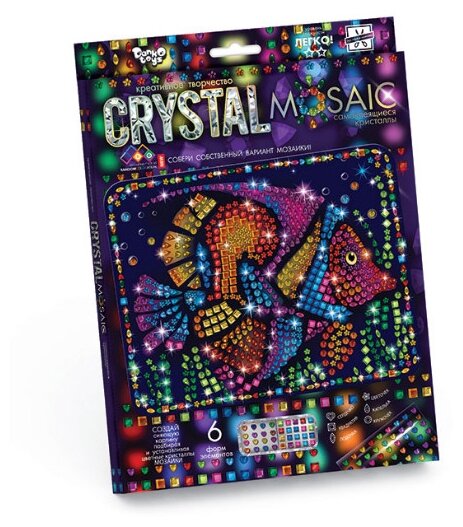 Danko Toys Набор алмазной вышивки Crystal Mosaic Рыбка (CRM-01-09)