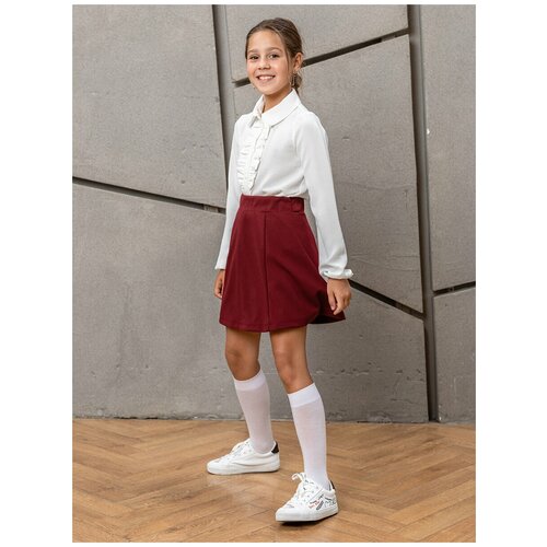 Юбка VIAVILLE, размер 140, бордовый