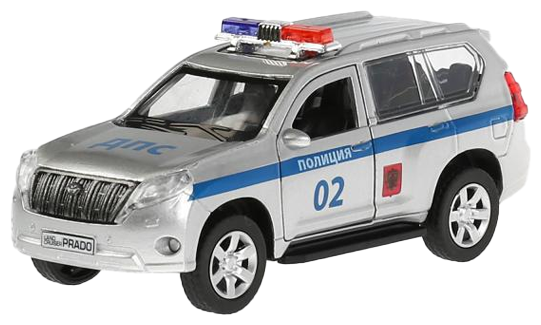 Машина металл Технопарк Toyota Prado Полиция 12 см 1 шт