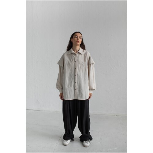 фото Рубашка c крылышками на кнопках белая na lubvi