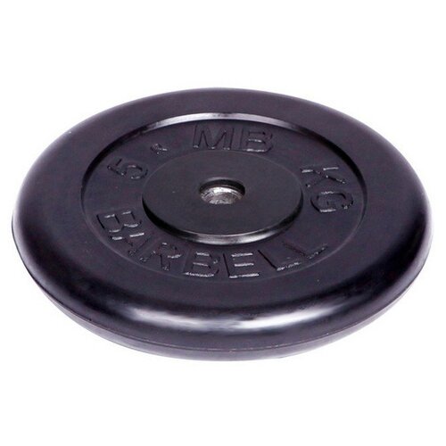 фото Диск mb-pltb26-5, 26 мм, 5 кг, обрезиненный mb barbell