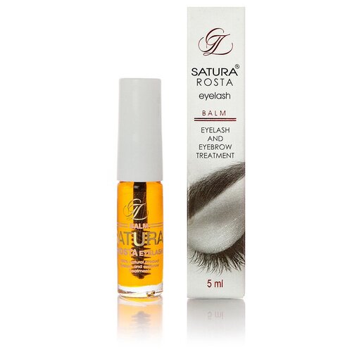 Satura Rosta Eyelash Бальзам для роста ресниц и бровей. Уникальное натуральное средство для роста. Стимуляторами являются глубоководные водоросли, смесь экстрактов растений и витаминов.