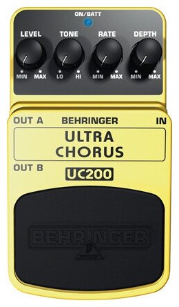 Behringer UC200 педаль стерео хорус