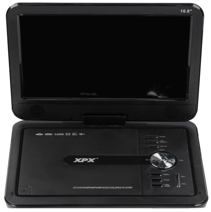 Портативный DVD-плеер XPX EA-1028, черный
