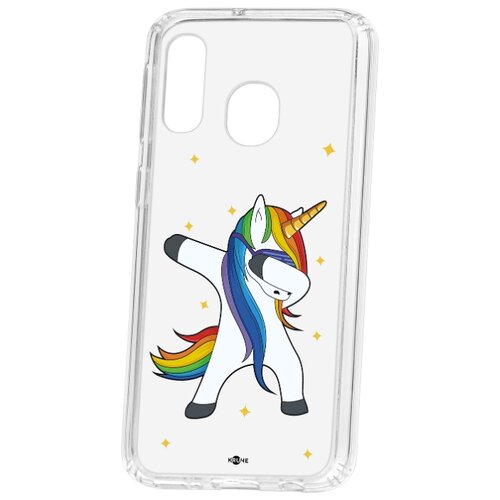 фото Чехол на samsung galaxy a40 2019 kruche print единорожка