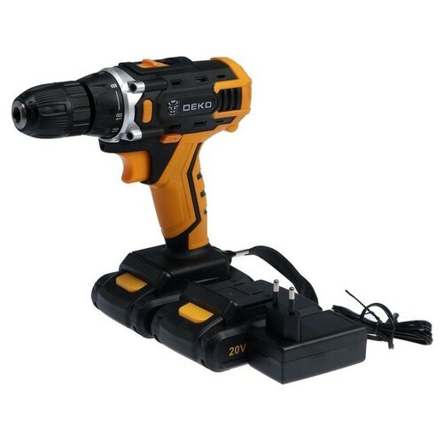 Дрель-шуруповерт DEKO DKCD20FU-Li 20 В 2х15 Ач кейсе набор 63 предмета 892000₽