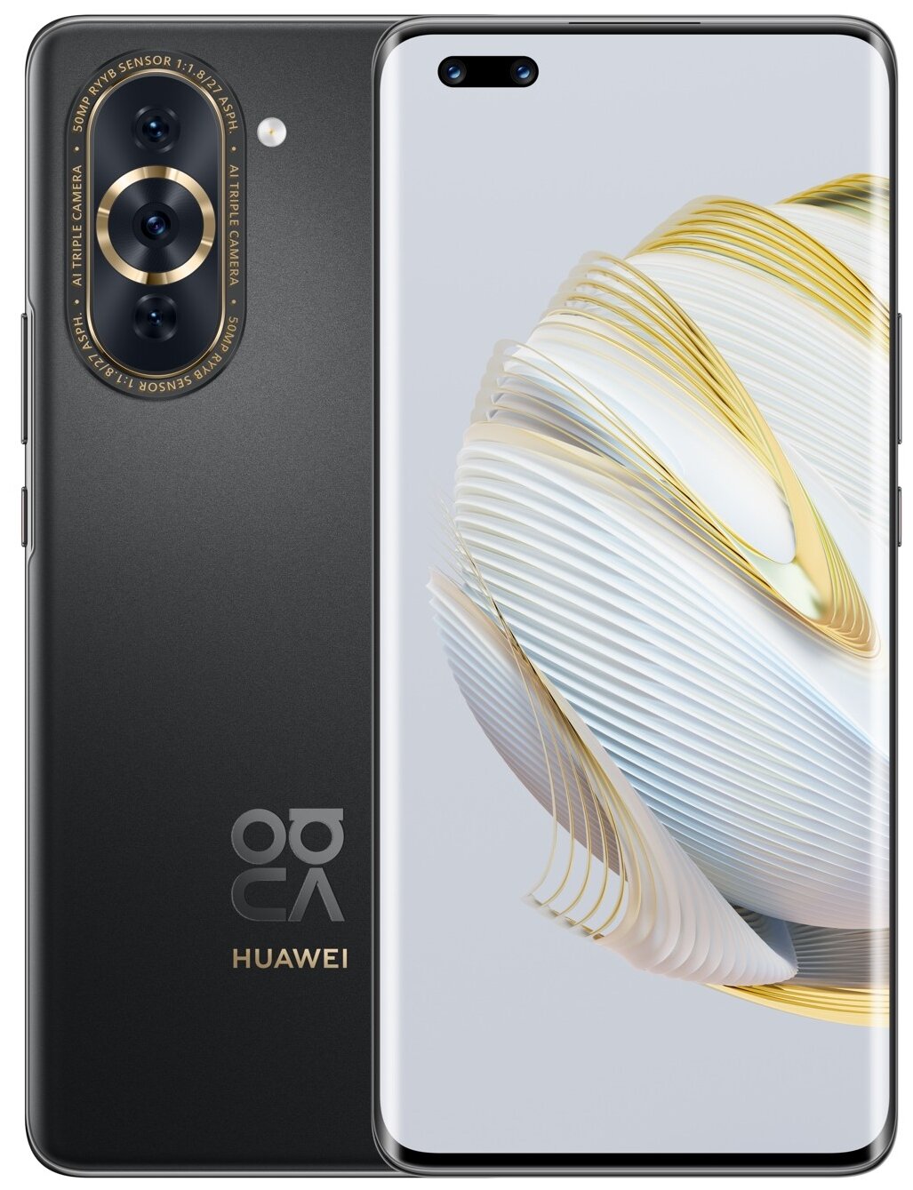 Смартфон HUAWEI Nova 10 Pro 8/256 ГБ RU, Dual nano SIM, сияющий черный