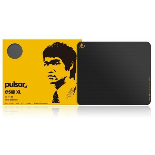 Игровой коврик Pulsar ES2 Mousepad 3mm XL Bruce Lee Yellow