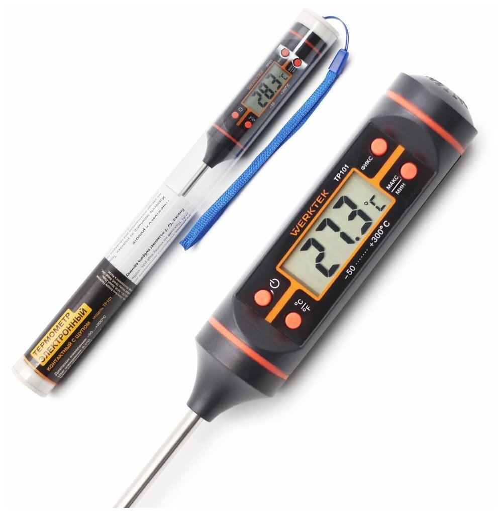 Электронный кухонный термометр Werktek TP 101 с щупом