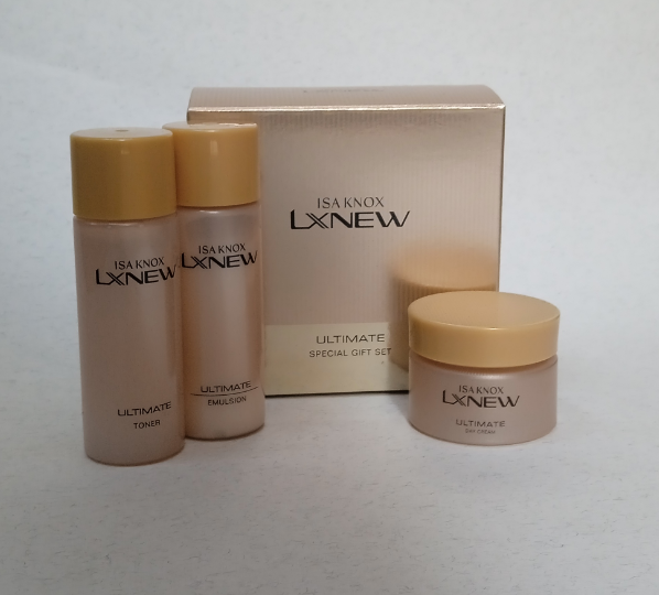 Набор антивозрастных миниатюр для восстановления кожи ISA KNOX LxNew Ultimate Special Gift Set Toner 31ml+Emulsion 31ml+Day Cream 15ml