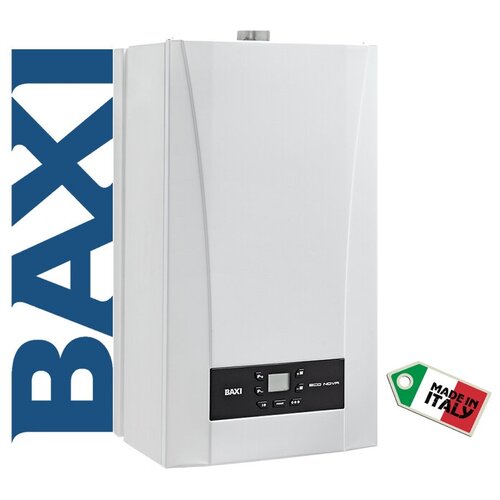 Настенный газовый котел BAXI ECO Nova 24 F двухконтурный закрытая камера сгорания турбированный традиционный 81530₽