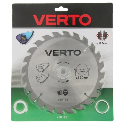 Пильный диск Verto 61H122 190х30 мм