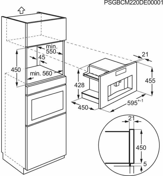 Кофемашина Electrolux EBC85X встр. нержавеющая сталь - фотография № 5