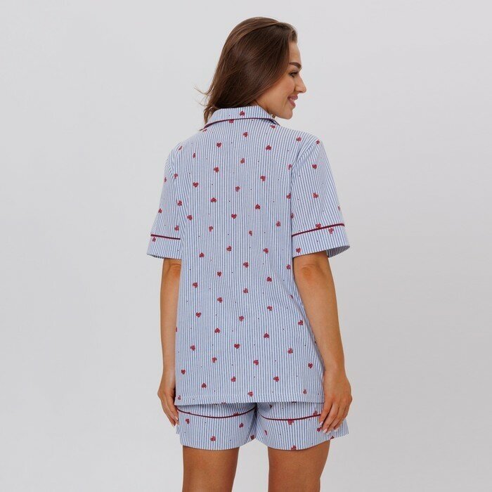 Пижама женская: рубашка + шорты Modellini 1770/1, размер 54 - фотография № 12