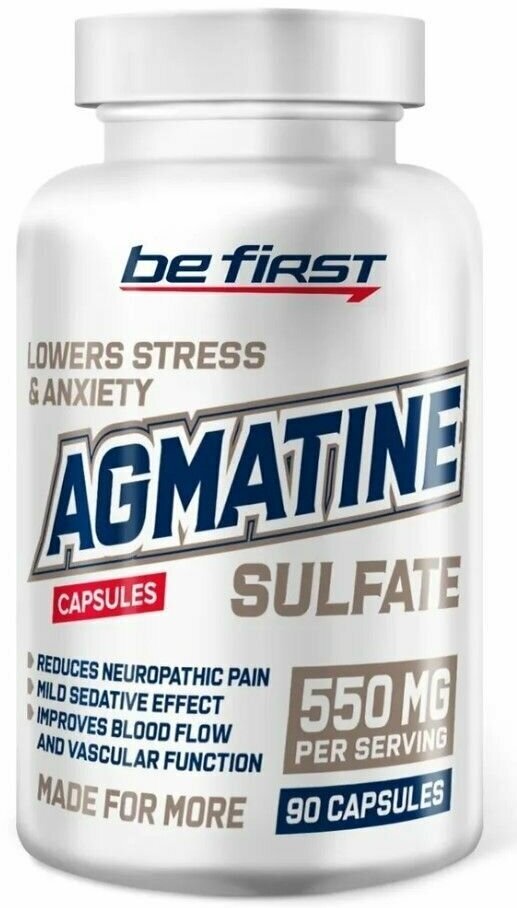 Агматин Be First Agmatine Sulfate 90 капсул