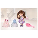 Игровой набор M&C Toy Centre Paula Модница Брюнетка, 10 см, MC23001b - изображение