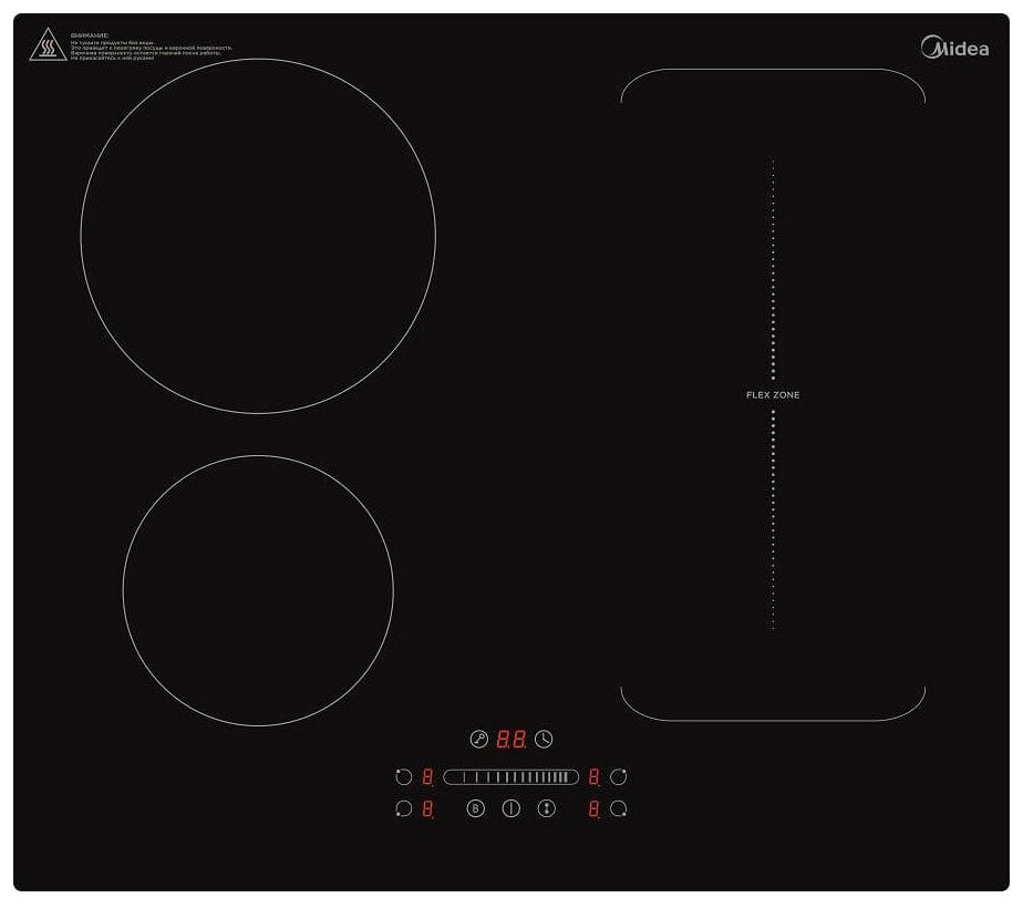 Встраиваемая электрическая варочная панель Midea MIH65700F