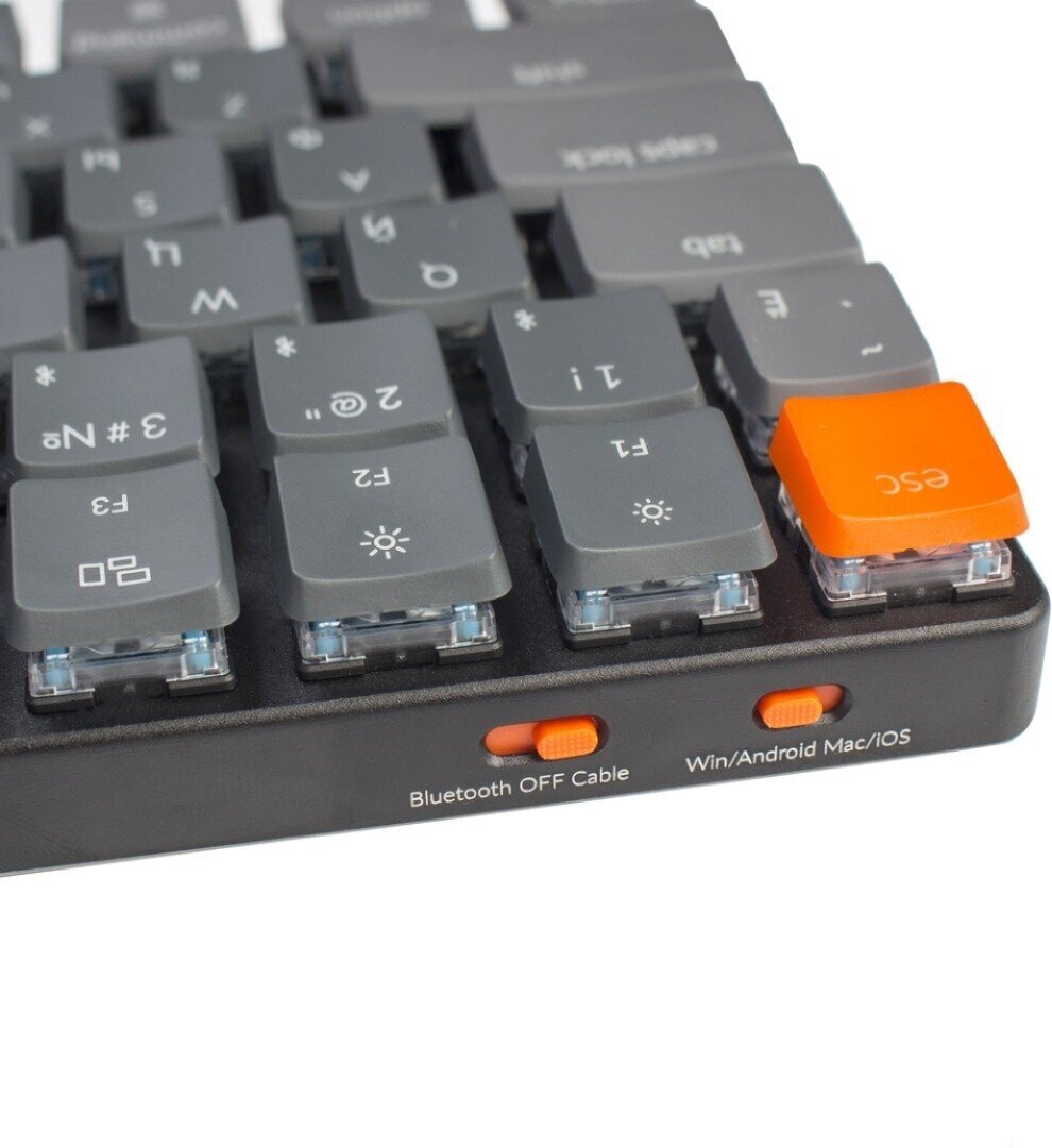 Keychron Беспроводная клавиатура Keychron K3 Grey (RGB, Hot-Swap, Keychron Optical Brown Switch)