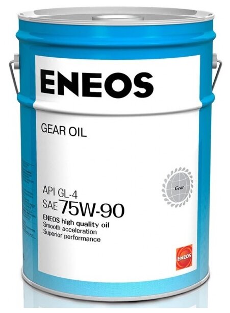 Масло трансмиссионное 75w90 eneos 4л gear oil gl-4, eneos, 8809478942513