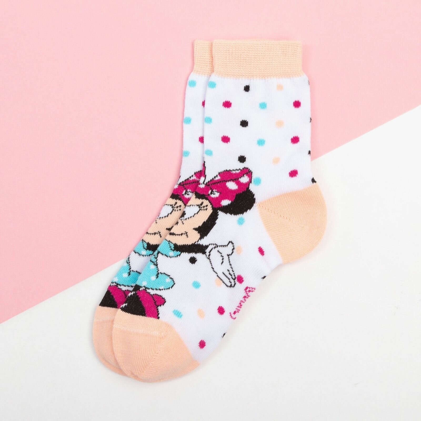 фото Носки детские "Конфетти", Минни Маус, Дисней 16-18 см