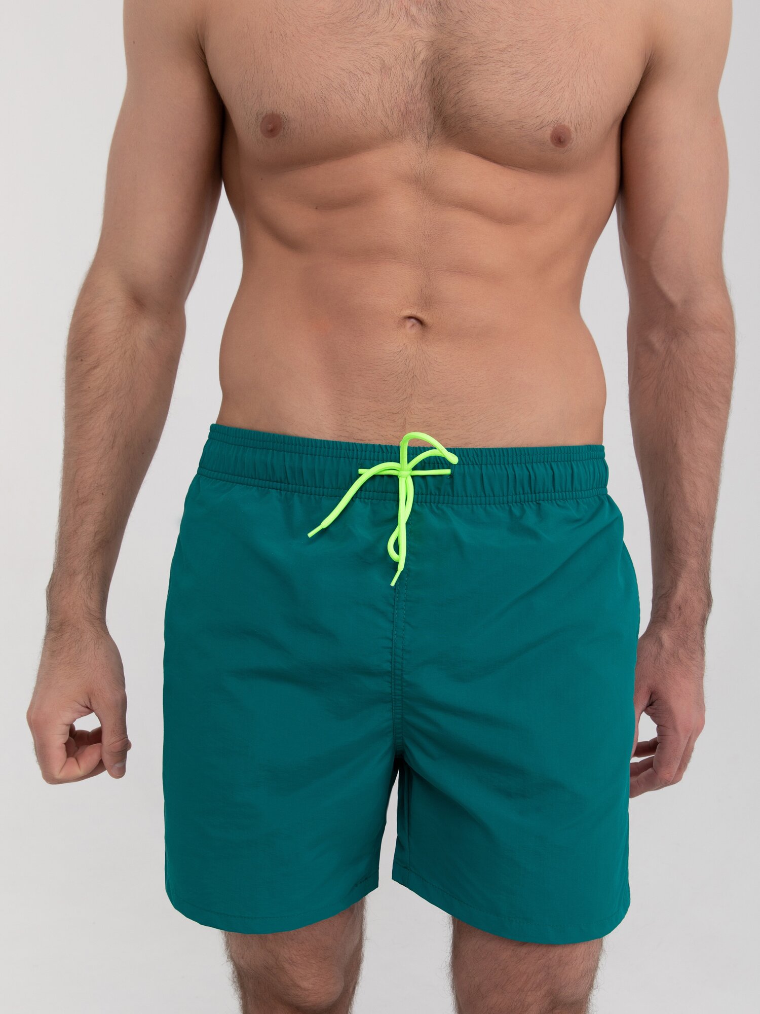 Плавательные шорты мужские однотонные , шорты с сеткой внутри, бордшорты