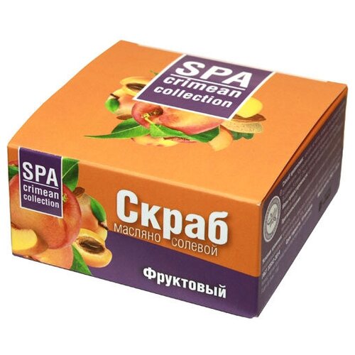 Скраб SPA масляно-солевой витаминный Фруктовый, 250 г