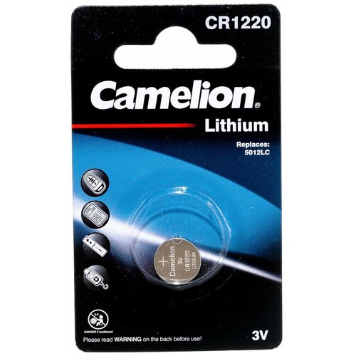 батарейка литиевая camelion 3067 cr2025 bp1b 1 шт Camelion Элемент питания литиевый CR CR1220 BL-1 (блист.1шт) Camelion 3071