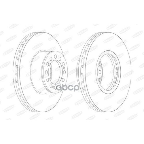 BERAL BCR214A Тормозной диск