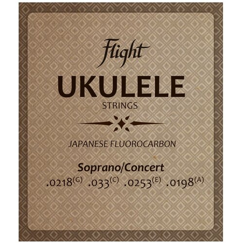 Струны для укулеле FLIGHT FUSSC-100 (прозрачные) мозеръ uc 1 струны для укулеле концерт
